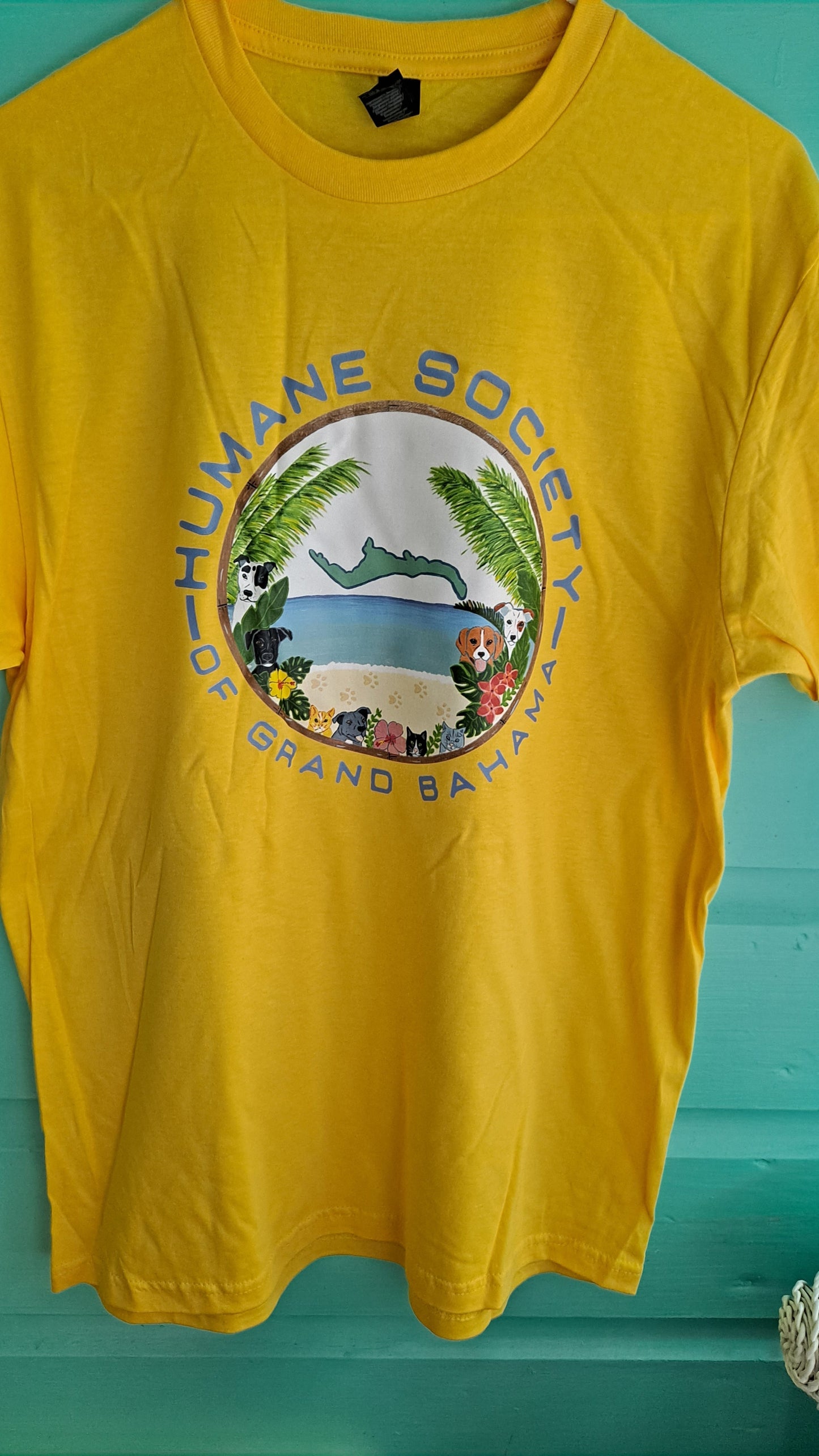 Humane Society of Grand Bahama Tee Shirt -Daisy (Yellow)